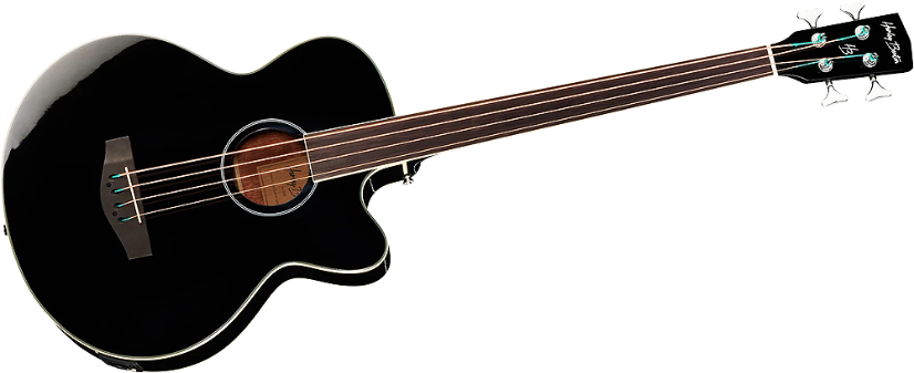 Harley Benton B-30BK-FL Acoustic Bass